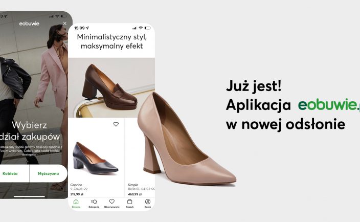 Szybkość, wygoda i personalizacja – nowa aplikacja eobuwie.pl