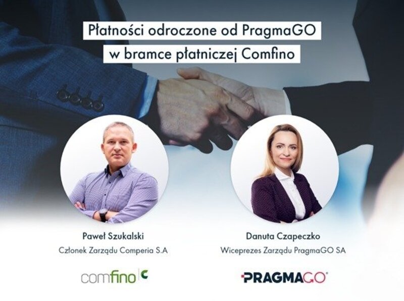 Firmy skorzystają z płatności odroczonych od PragmaGO w bramce płatniczej Comfino (1)